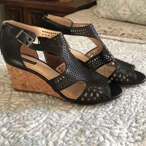 Alex Marie black wedges size 8.5